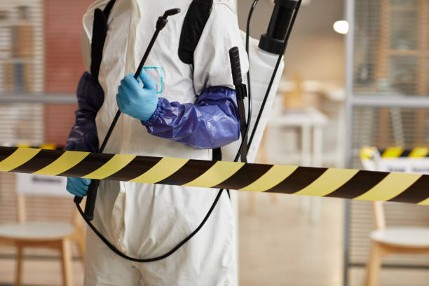 Professional Biohazard Cleanup technician working in Woodbridge, CA